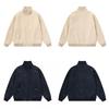 Unisex Retro Stand Collar PU Leather Jacket 2026 Casual Outerwear With Rivet Detail Loose Fit