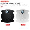 4 Stück Kohlefaser Auto Türgriff Schutzaufkleber Emblem Zubehör für BMW 3 4 5 7 Serie GT X1 X3 X4 X5 X6 F15 F16 F18 F10