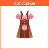Christmas Party Dress For Women With Polyester Spandex Vibrant Contrasting Colors Holiday Stage Costume For Events