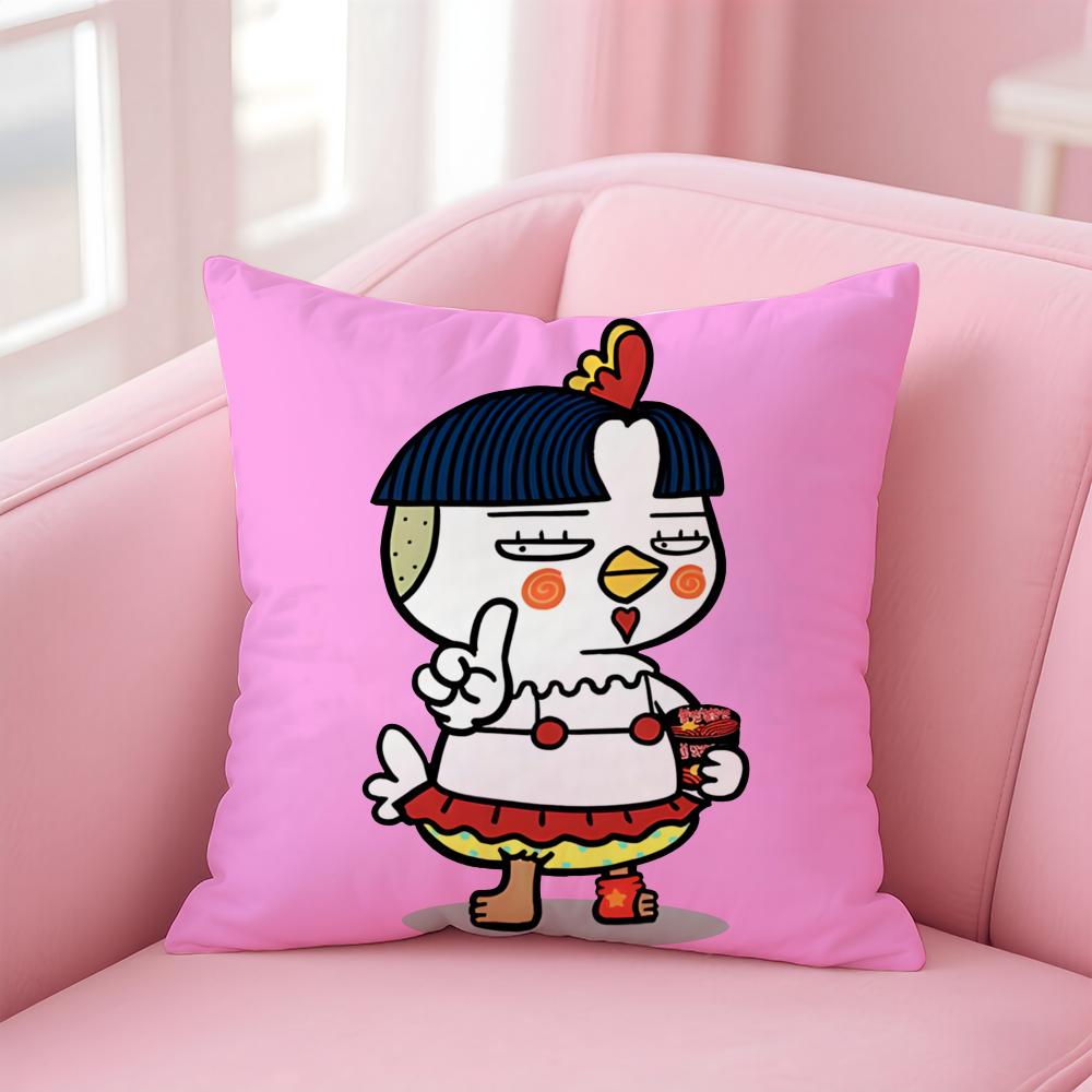 Brand S-Samyang Buldak RamenS Cushion Cover Comfortable Reversible Pillow Cover Ideal for Car Sofa Bedroom & Beyond