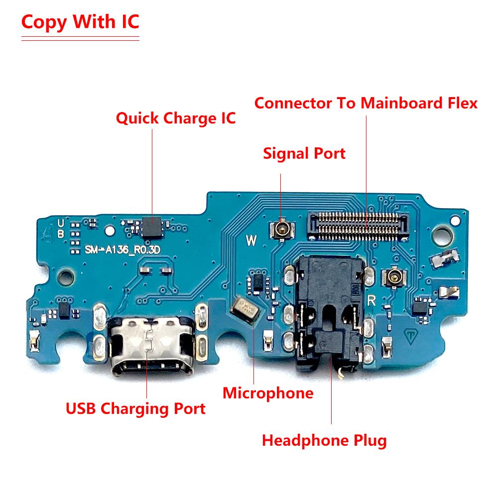 For Samsung A11 A11 1G A11S A11 A11 A11 1G A11S A11E USB Micro Charger Charging Port Dock Connector Microphone Board Flex Cable