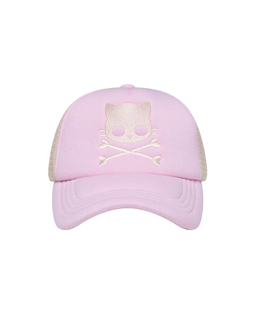 Syakili Kiri Skull Trucker Cap (Pink)
