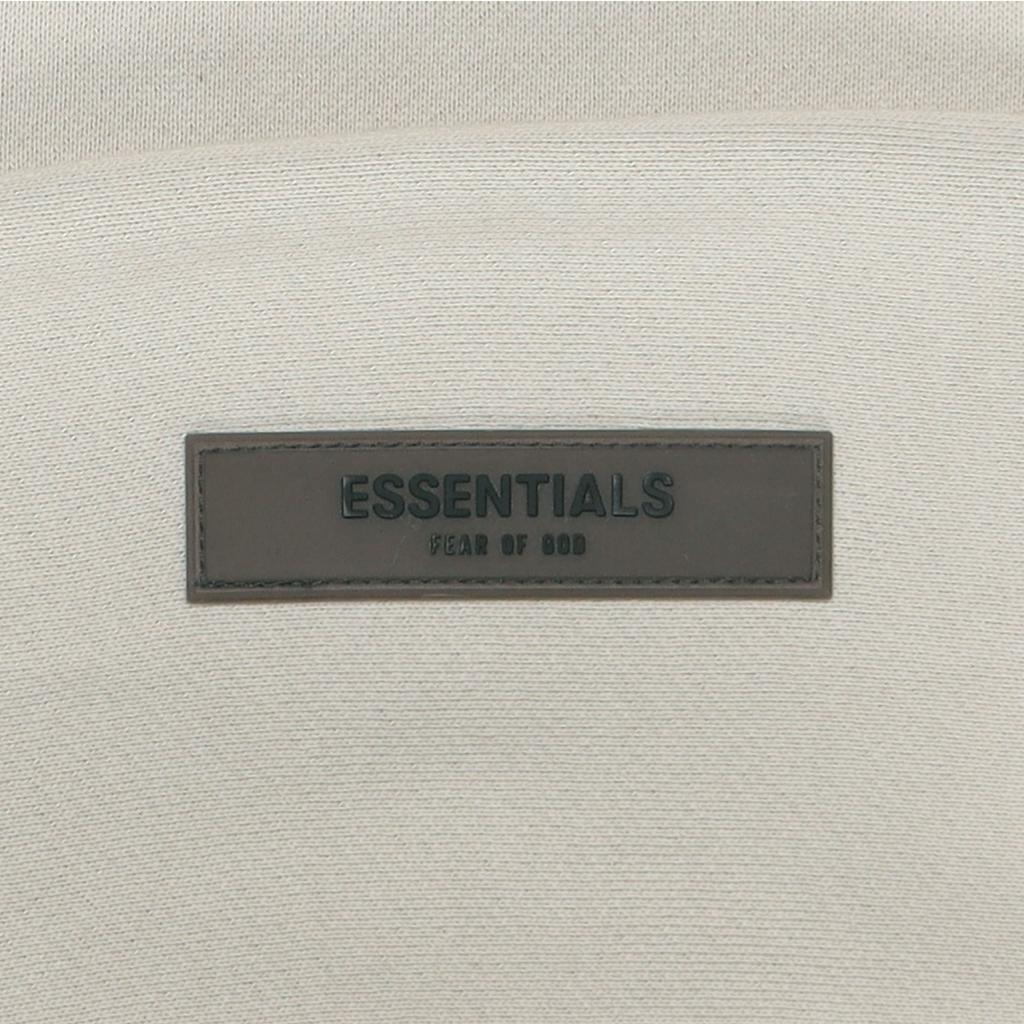 Fear of God Essentials SS22 Relaxed Hoodie With Fleece Logo Men Tops Wheat FOG-SS22-131