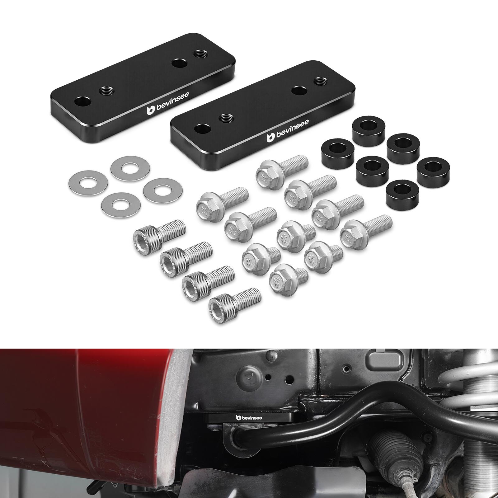 BEVINSEE Front Sway Bar Relocation Kit for Toyota 4Runner 2010-2024, for Toyota FJ Cruiser 2010-2014, Replace for 48824-60190