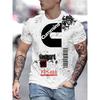 Venezuela Flag Print Short Sleeve T-Shirt, Stylish Casual Tee