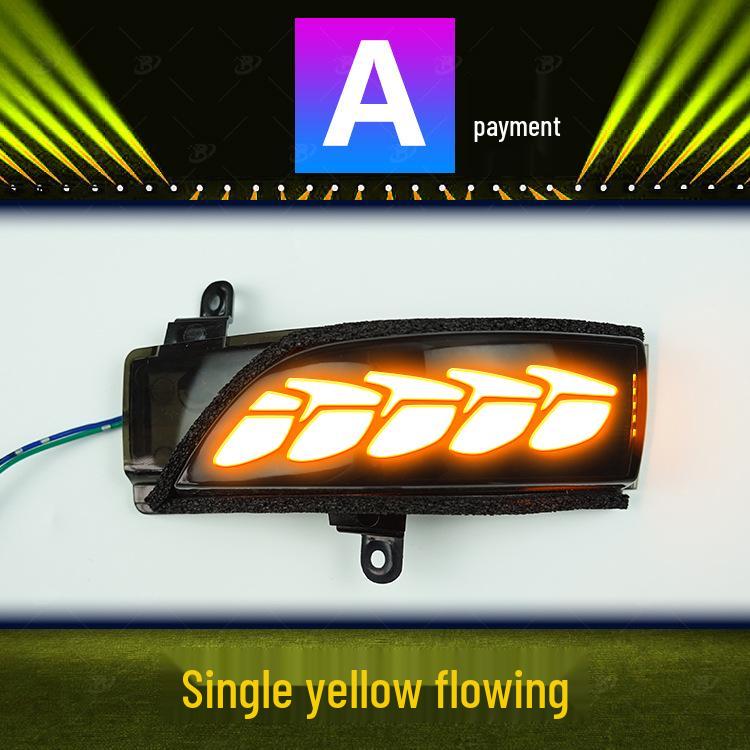 

Subaru WRX STI 15-18 Rearview Mirror Dragon Scale Sequential Turn Signal Light with Blue DRL