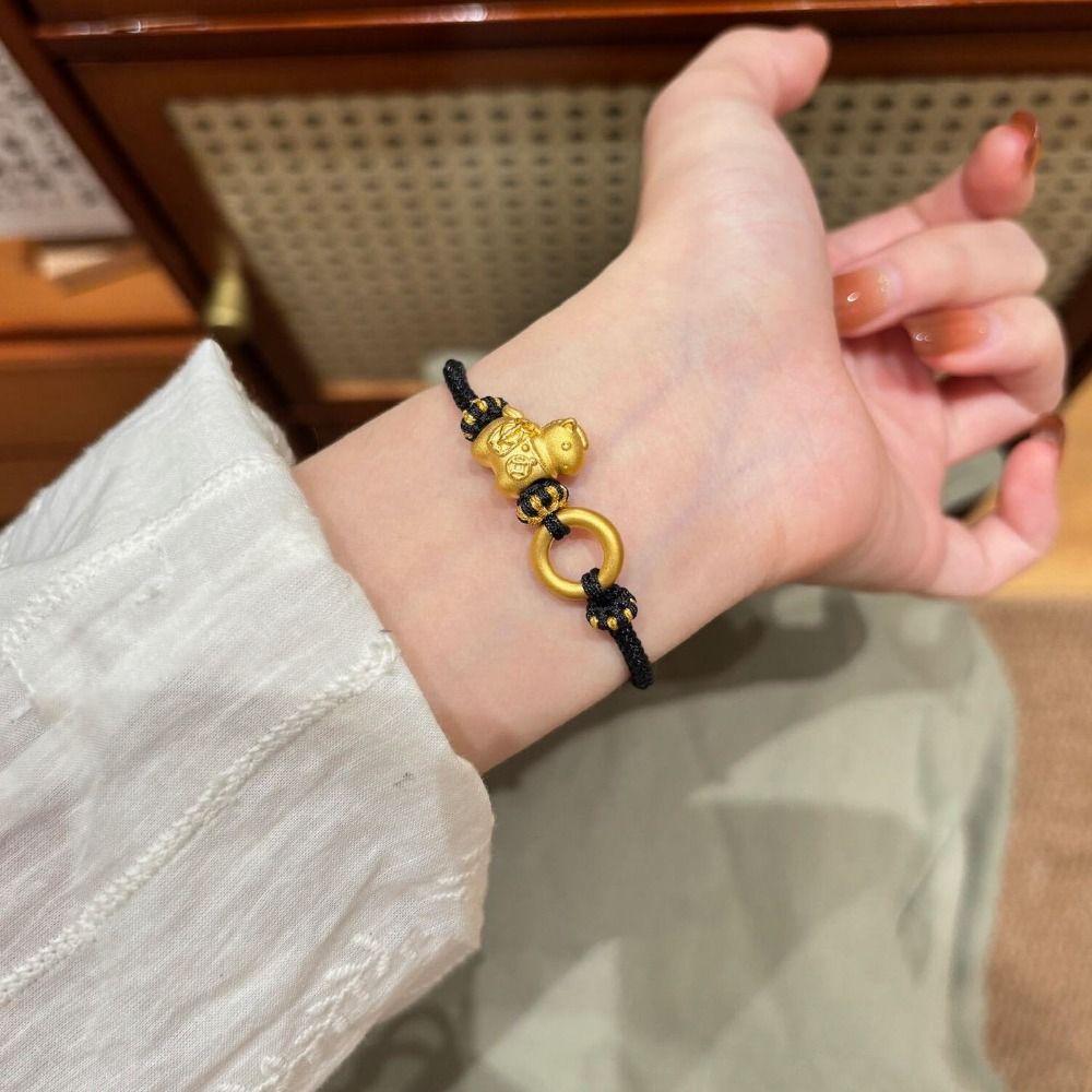 New Year Horse Weave Hand Rope Exquisite Woven Beaded Bracelet New Year Gift