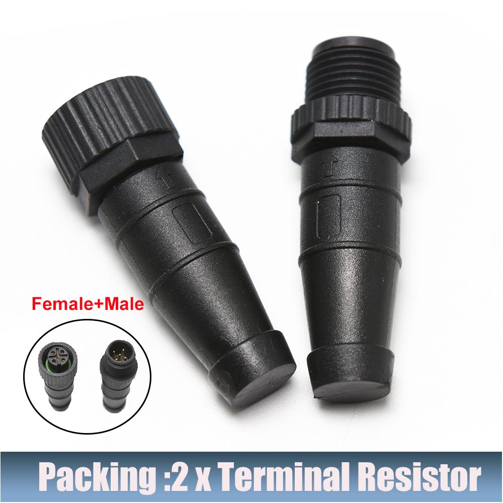 NMEA 2000 Adapter Converter Cable T-type Connector 3 Ports 6 Ports Female and Male Marine Boat Marine Boat Starter Kit 0.5-4M