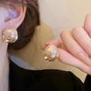 Silver Needle Retro Style Large Pearl Earrings - Women's Unique, Luxurious, Minimalist and Simple Ear Pendants