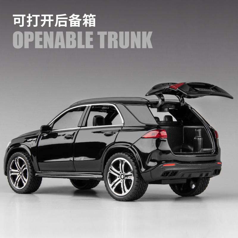 1:32 AMG GLE 63S SUV Alloy Car Model Diecast Pull Back Metal Vehicles Simulation Model Car Interior Ornaments Gift