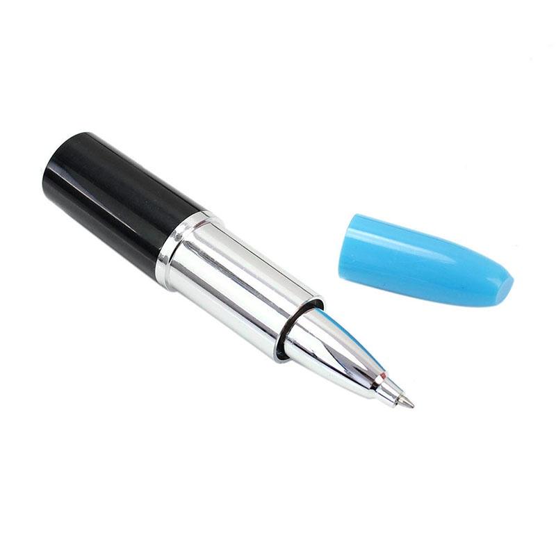 10Pcs Cute Lipstick Ball Point Ballpoint Pen Office Pens Writing Stationery O4T8