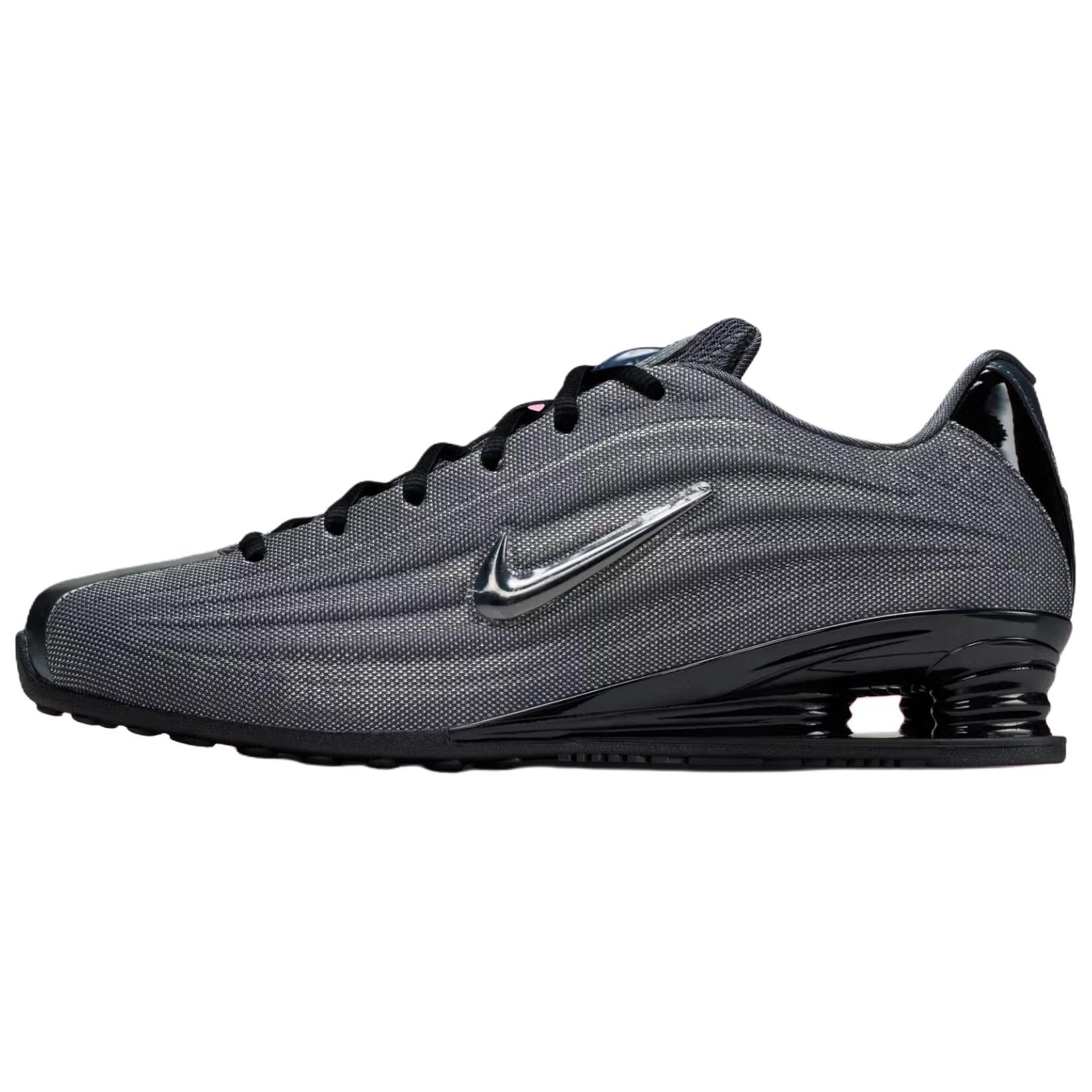 Nike x NAKED Copenhagen SHOX Z Casual Shoes Women s Silver Gray IO9319-001 36.5