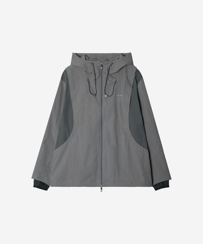 Node Labs Dev:10 Paneld Windbreaker Jacket_Gray