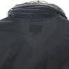 80s Vintage British Nylon Jacket XXL Black Food Deficiency Men's Used