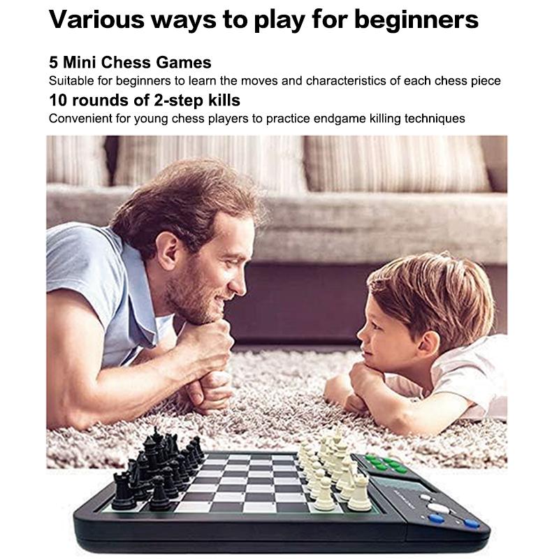 Electronic Chess Game Magnetic Chess Piece Sensory Board Screen Novice Learning Intelligent Ai Against Single-Player Chess
