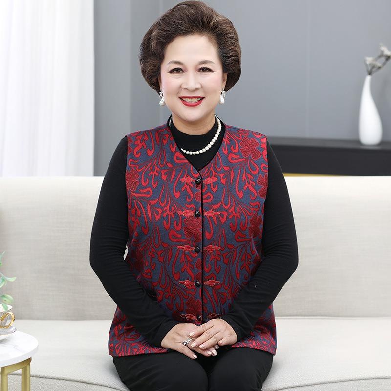 Women's Large Size Vest Autumn and Winter Women's Fleece Vest Winter Vest Thickened Vest