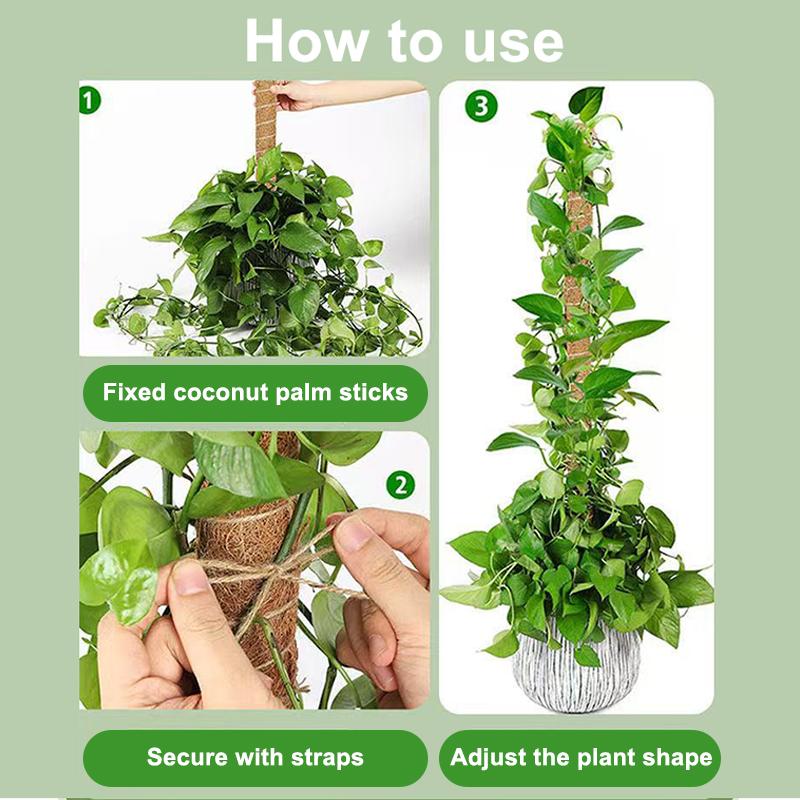 1Pcs Moss Pole Plant Support - Plant Trellis Moss Pole For Plants Monstera - Moss Poles For Climbing Plants Plant Sticks Support