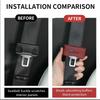 New PU Leather Clip Buckle Protector Car Safety Belt Buckle Cover For BMW E90 E91 E92 E93 E60 E61 F10 F07 E63 E64 F12 F13 G