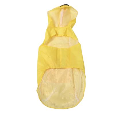 Reflektierender Hunderegenmantel Wasserdicht Winddicht Hund mit Kapuze Regenmantel Haustier Regenjacke für Outdoor Reisen Camping Wandern