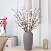 Mini Plum Blossom Silk Flower Arrangement for Home Decor