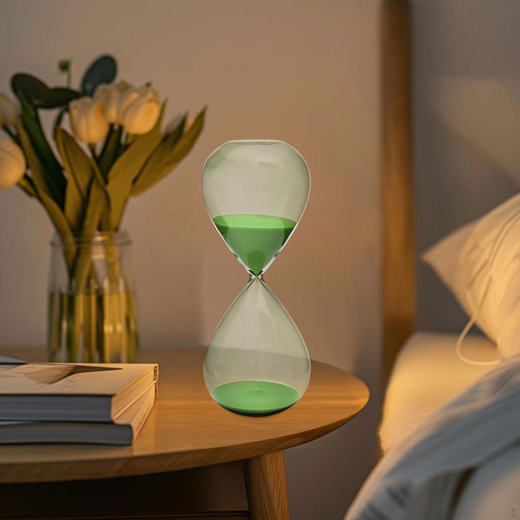 Elegant Glass Sand Timer for Home and Office Decor