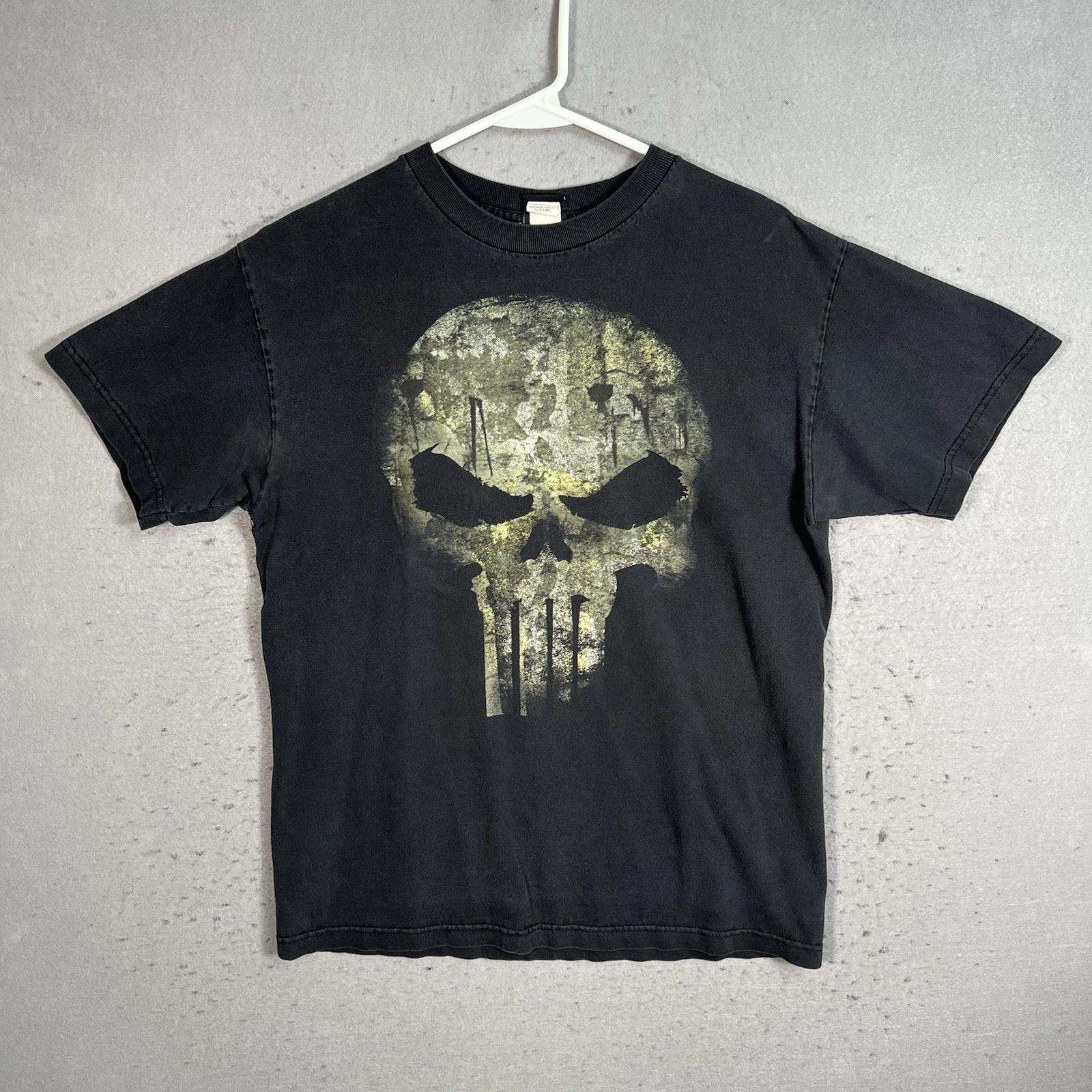 Marvel Comics Mad Engine Punisher T Shirt Adult Medium Black Mens S