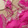 Pink Embroidery Women's Party Wear Choli Bollywood Beautiful Stitched Blouse