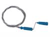 Flexible Steel Pipe Unclogger with Retractable Handle, Labor-Saving Manual Drain Dredging Tool, Portable Home Plumbing Accessory
