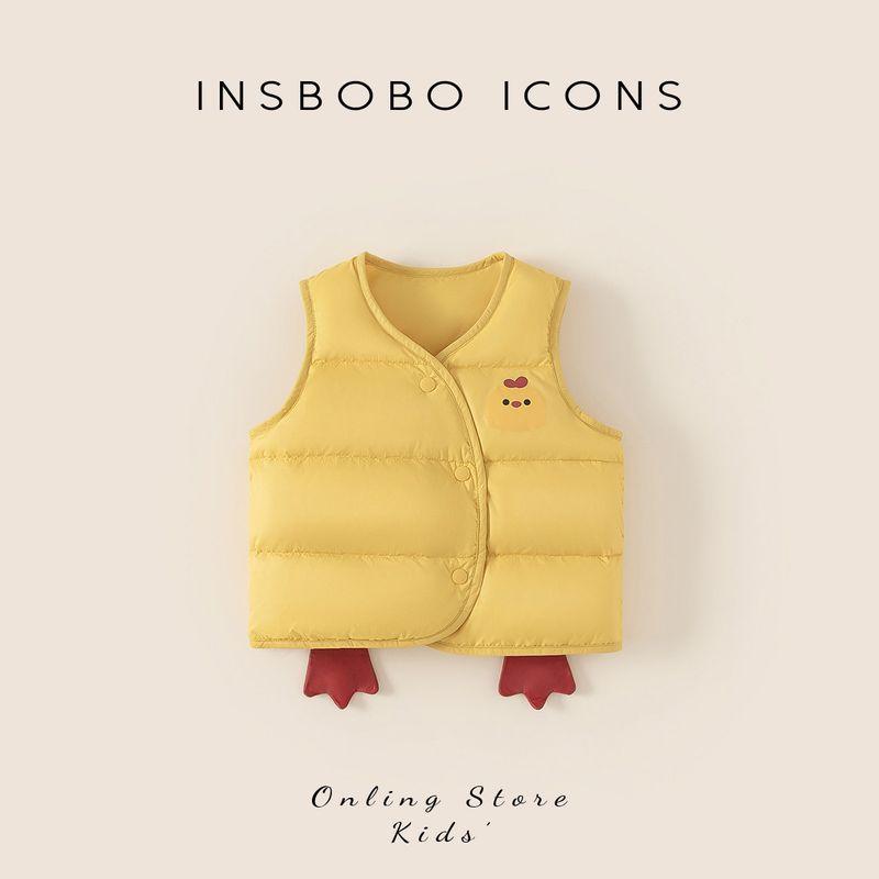 Baby Vest Autumn and Winter Female Baby Liner down Vest