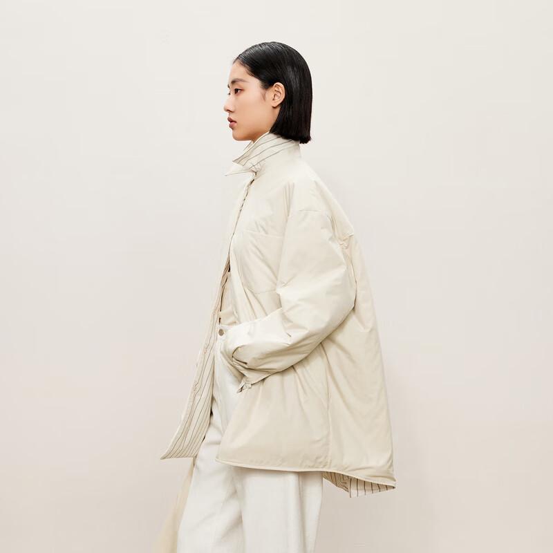 

LESS 2024 Осень Свободный крой Лацкан Короткая куртка S