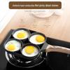 Non-Stick Four-Hole Omelette and Egg Dumpling Pan – Multi-Functional Stone Frying Pan for Breakfast and Steak