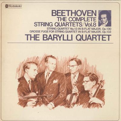 LP Record BARYLLI QUARTET - Beethoven : The Complete String Qua OW8008AW WESTMINSTER Japan Obi Classical Used