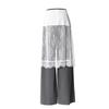 European & American Style 3-in-1 Detachable Lace-Trim Striped Pants - Autumn Collection