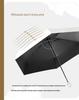 New Macaron Color Five-Fold Ultra-Light Sun Protection Compact Mini Umbrella with Buckle Handle