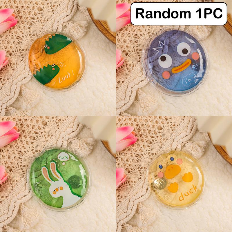 Natychmiastowy Ogrzewacz do Rąk Zimowy Wielokrotnego Użytku Kreskówkowy Żelowy Płyn Samonagrzewający się Ogrzewacz do Rąk Szybko Nagrzewający się Worek na Wodę Outdoorowy Pakiet