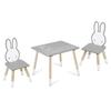 Ricokids RC-847 Bunny Table with Two Chairs for Children