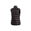 Adidas Logo Print Striped Stand Collar Sleeveless Down Vest Women Vests Black GH4586