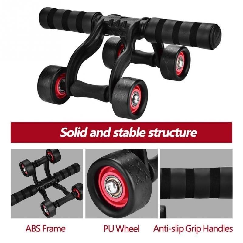 Abdominal Machines Ab Roller Abdominal Muscle Workout Wheels Home Gym Equipment