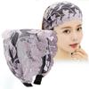 Embroidery Lace Headband Wide Side Korean Head Wrap Elegant Mother Hair Hoop  New Headwear