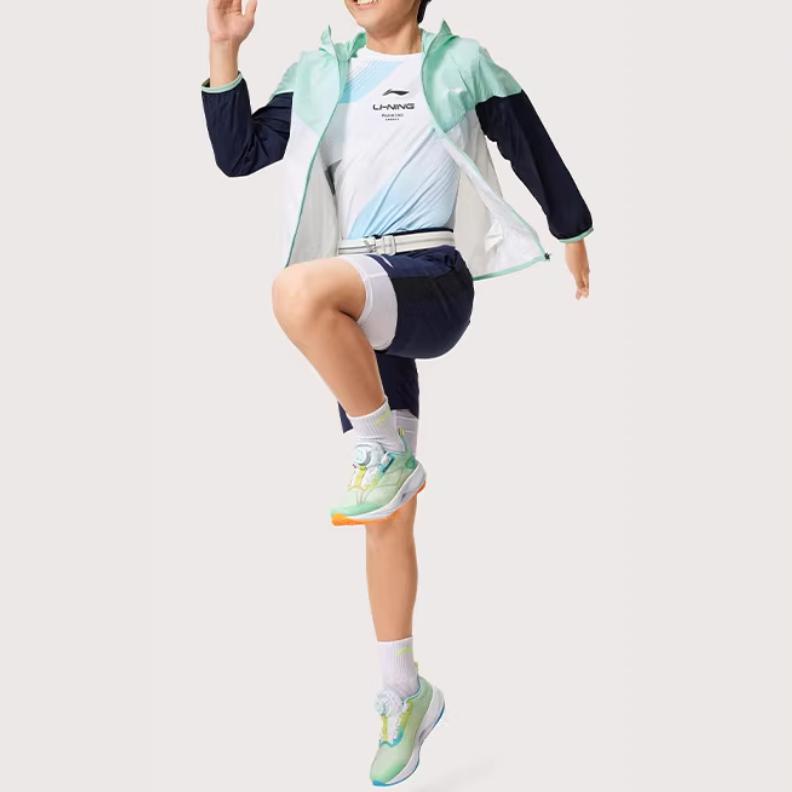 Li Ning Kids Ultra Light 21 Mesh Fashion Comfortable Simple Versatile Shock Absorbing Breathable Rebound Low Top Running Shoes YKFU012-41