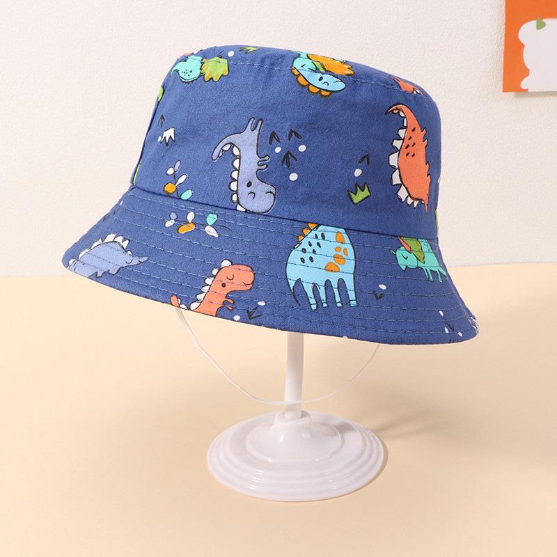 2023 Summer Spring Children Baby Boy Baby Girl Cartoon Baby Cotton Bucket Hat Custom 49-51cm