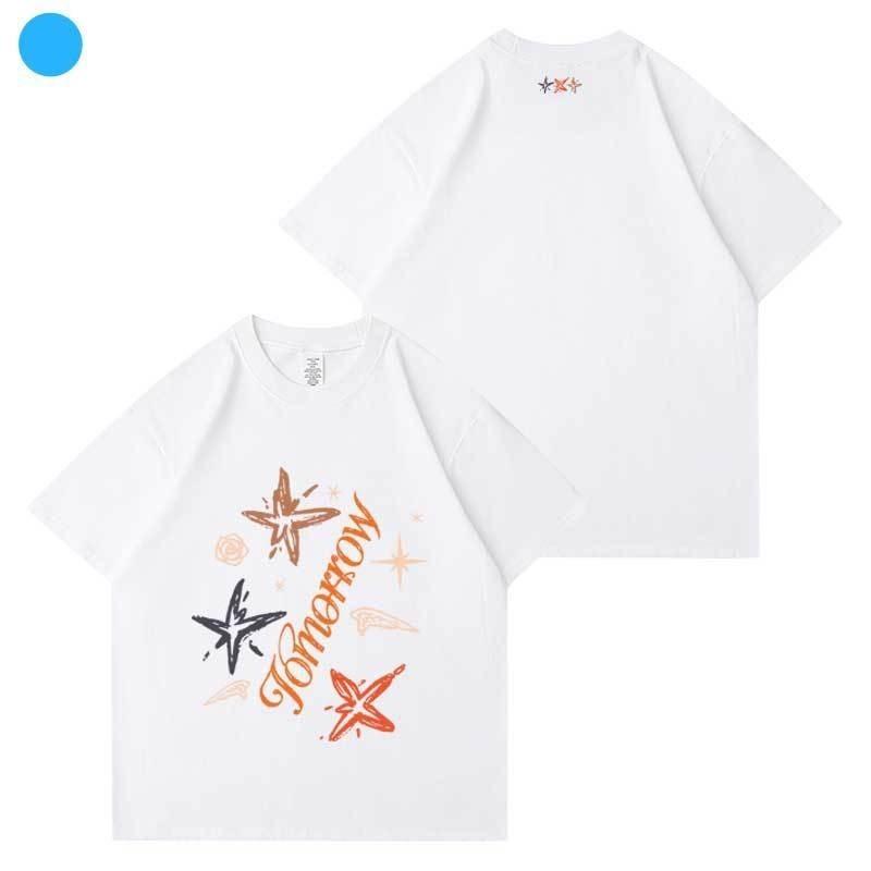 GC1 TOMORROW X TOGETHER TXT SOOBIN YEONJUN BEOMGYU BEOMGYU TAEHYUN HUENINGKAI 3D summer Tshirt Short Sleeve Top CG1 2XL