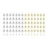 100pcs Picture Hangers Strong Nickel Plated Frame Wire Set with Screws Canvas Hook Wall Bracket Hangers for Wall Decor