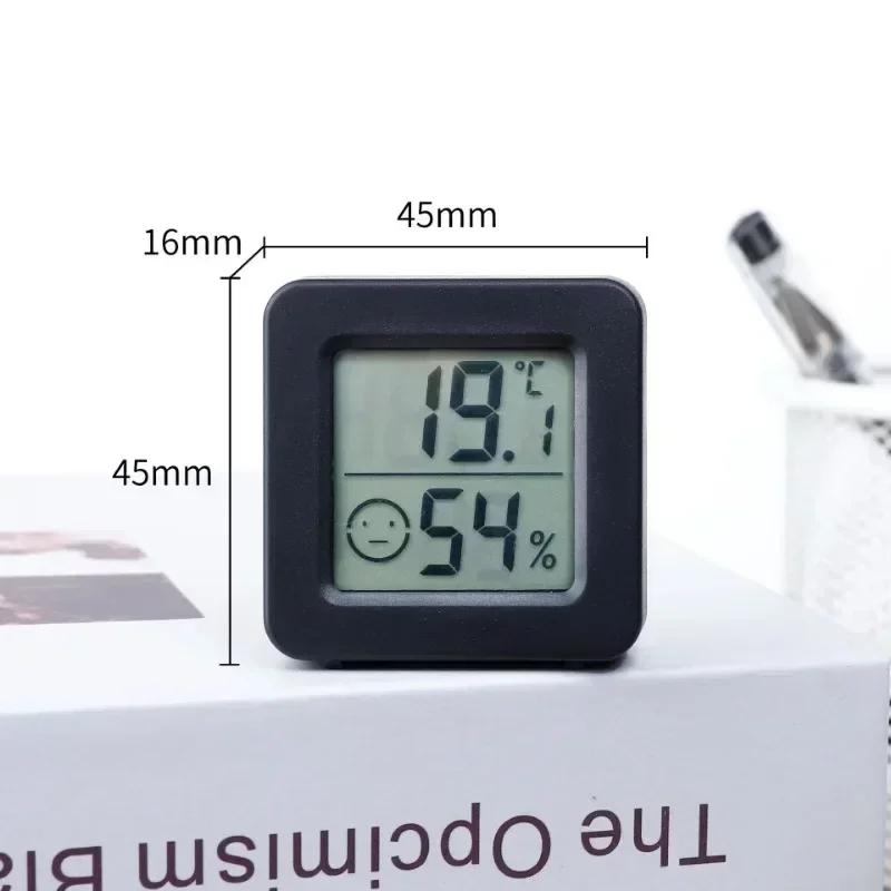 1pcs Mini Thermometer Humidity Meter Sensor Home Electronic Monitor Indoor Portable Desktop Digital Gauge Room Temperature