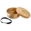 Natural Wood Handmade Rice Microwave and Dishwasher Made In Japan 700ml J-kitchens Container, Safe, (Moon Rabbit)