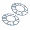 2 Stück 8mm Dicke Radnaben-Distanzscheibe Flansch Nabenzentrisch ET Dichtung Aluminiumlegierung Universell für Autos