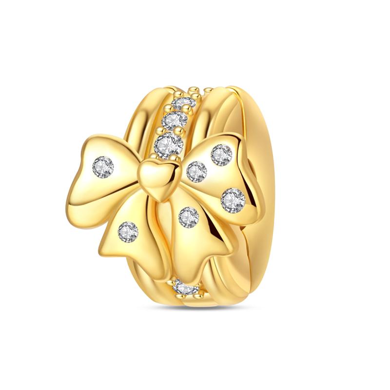 Original Charms Beads Copper Golden Leopard Firefly Butterfly Air Balloon Beads Fit Diy Bracelet Fine Jewelry