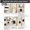 Refrigerator Freezer Door Lock with Password Adjustable Design No Tools Installation Easy To Set-up Child-Proof Fridge Door Lock