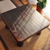 Japanese Burnt Paulownia Minimalist Tatami Stand Solid Wood Bay Window Desk Handcrafted Window-Side Table