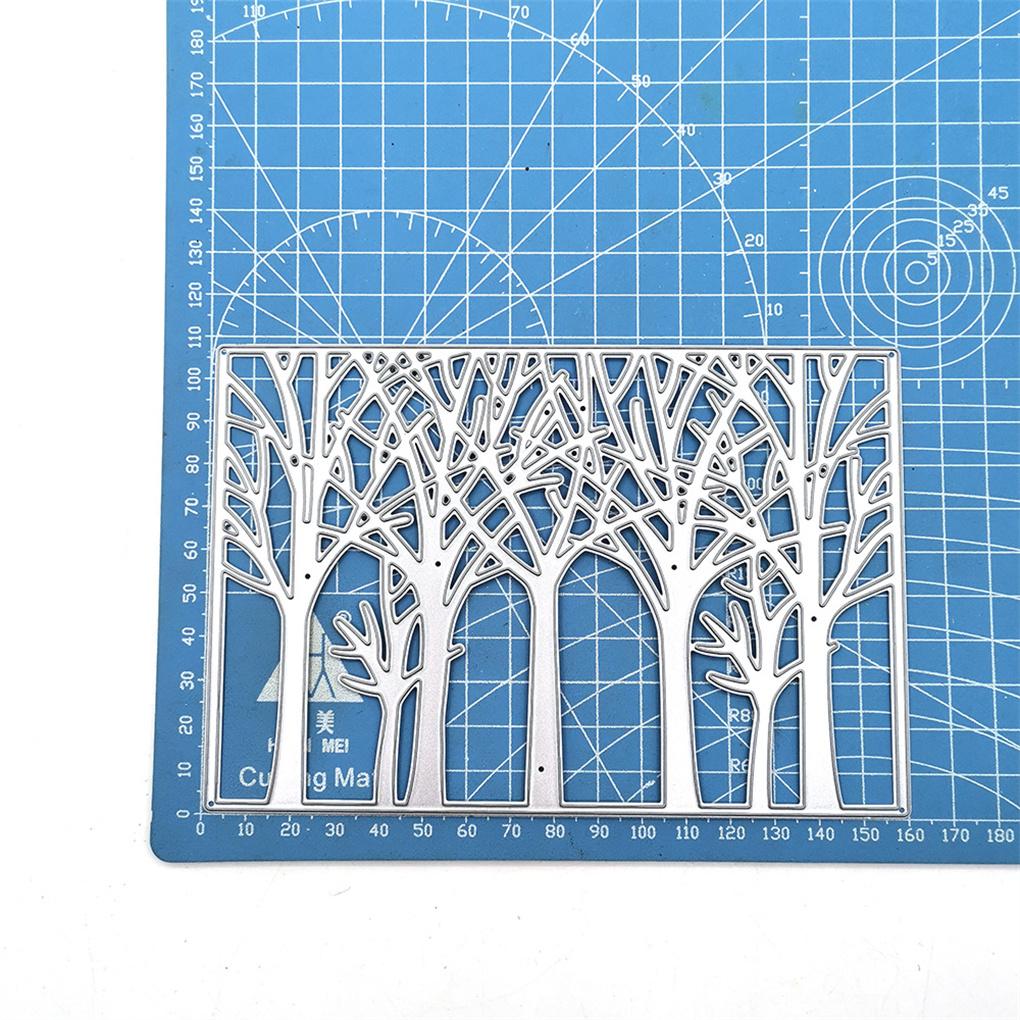 Craft Die Cutter Tree Pattern High-carbon Steel Creative Stenciling Mold Wear-resistant Handicrafts Works Scrapbooking Supplies